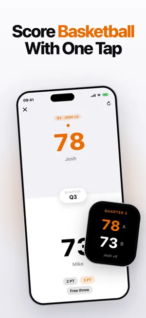 Basketball Game Scoreboard screenshot 1