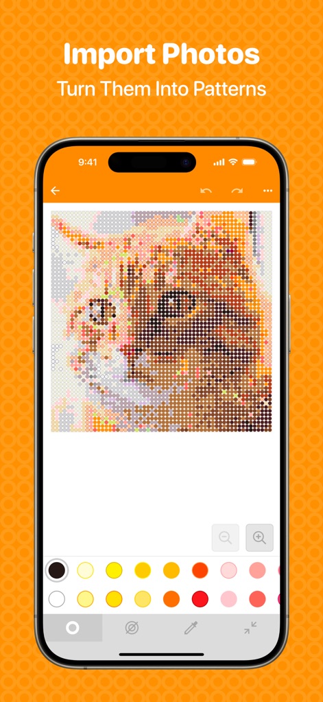 Beads Creator - Bead Patterns - The app transforms personal images into detailed bead patterns, enabling users to effortlessly convert complex photos into pixel art designs.
