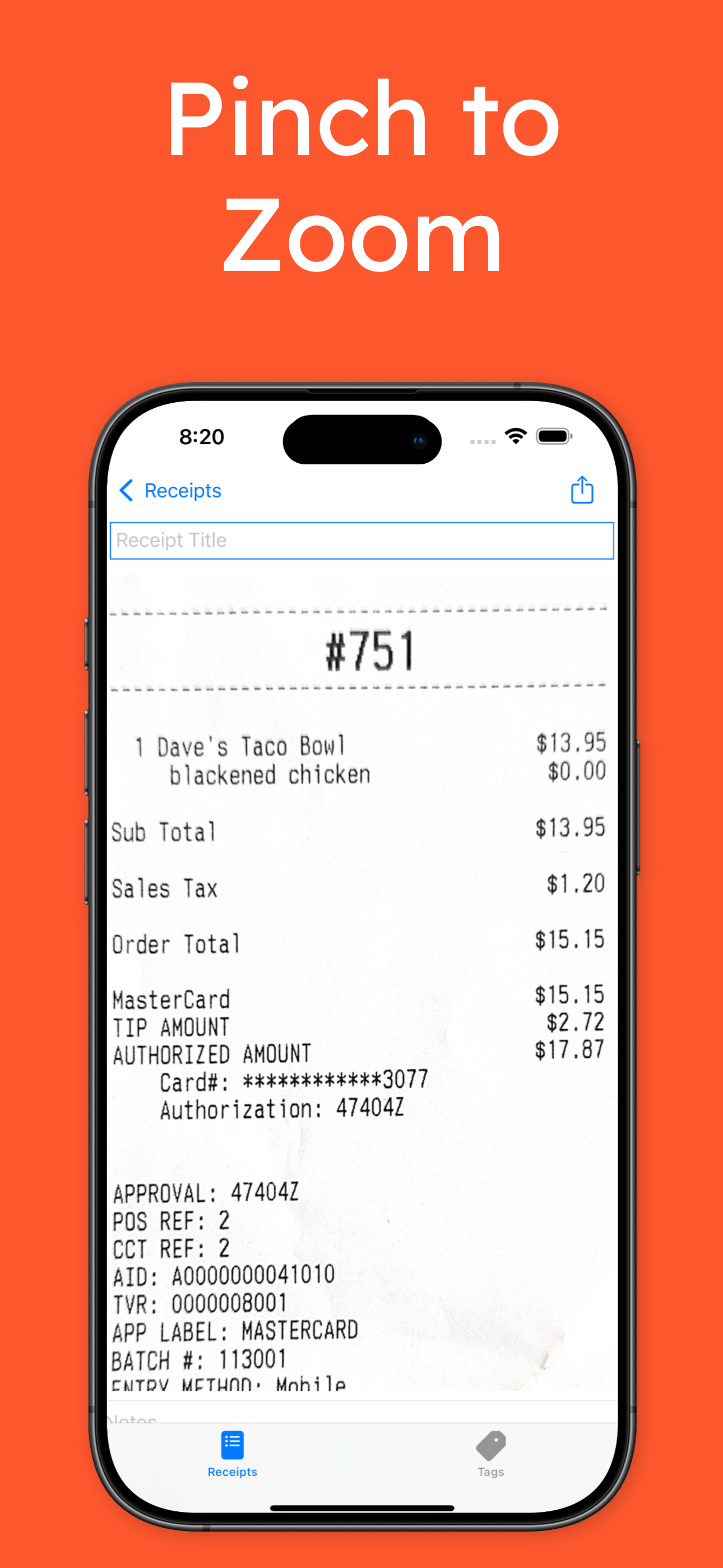 Receipt Elite