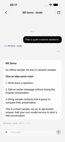Rill — AI Chat Screenshot 1 of 5