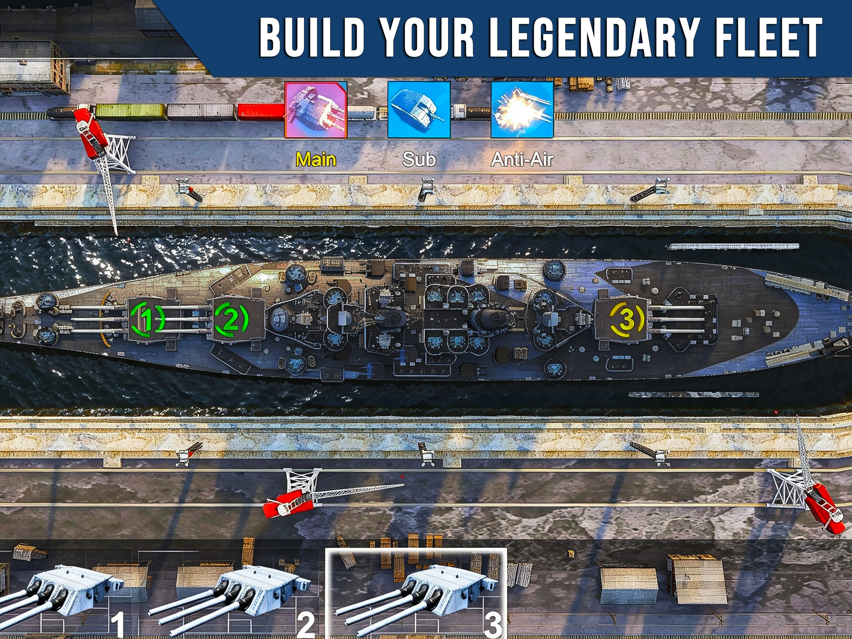 Naval Frontline:WW2 Battleship screenshot 17