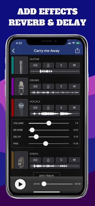 MicSwap MultiTrack: Mic Studio Screenshot 2 of 6