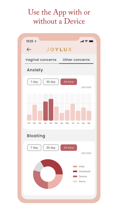 Joylux Menopausal Health App iPhone screenshot 2 - Health & Fitness app