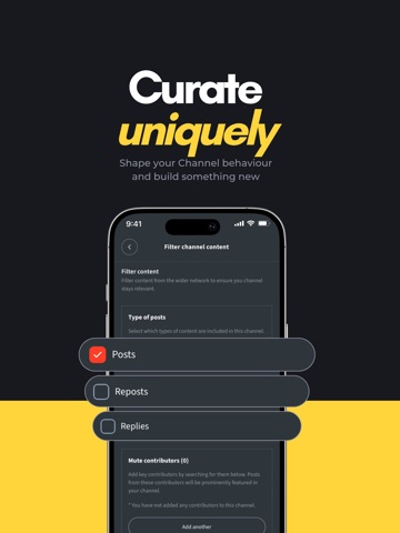 Channels: Your Social Web iPad screenshot