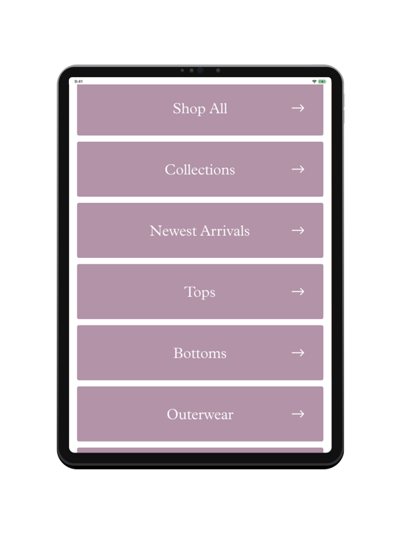 Ev Marie Boutique iPad screenshot 3 - Shopping app