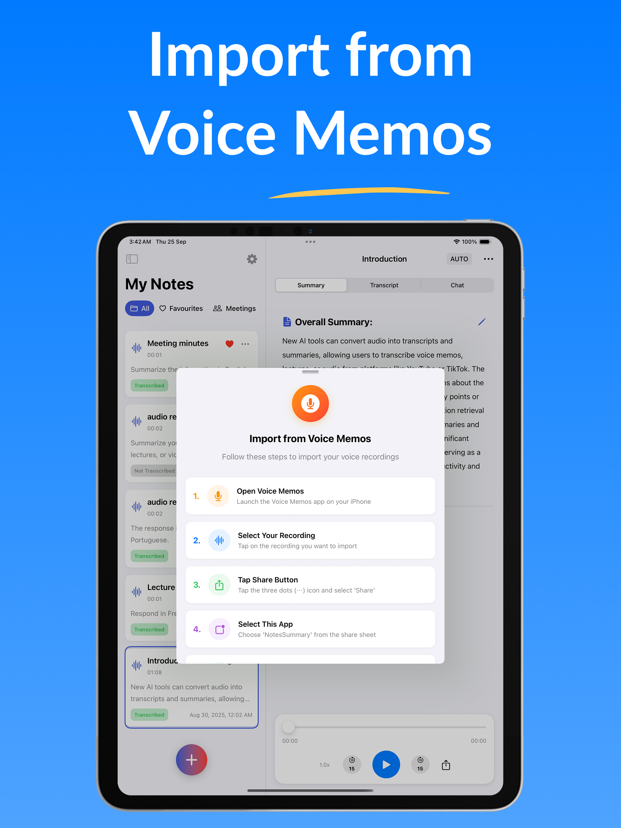 AI Summary: Meeting Note Taker screenshot 20