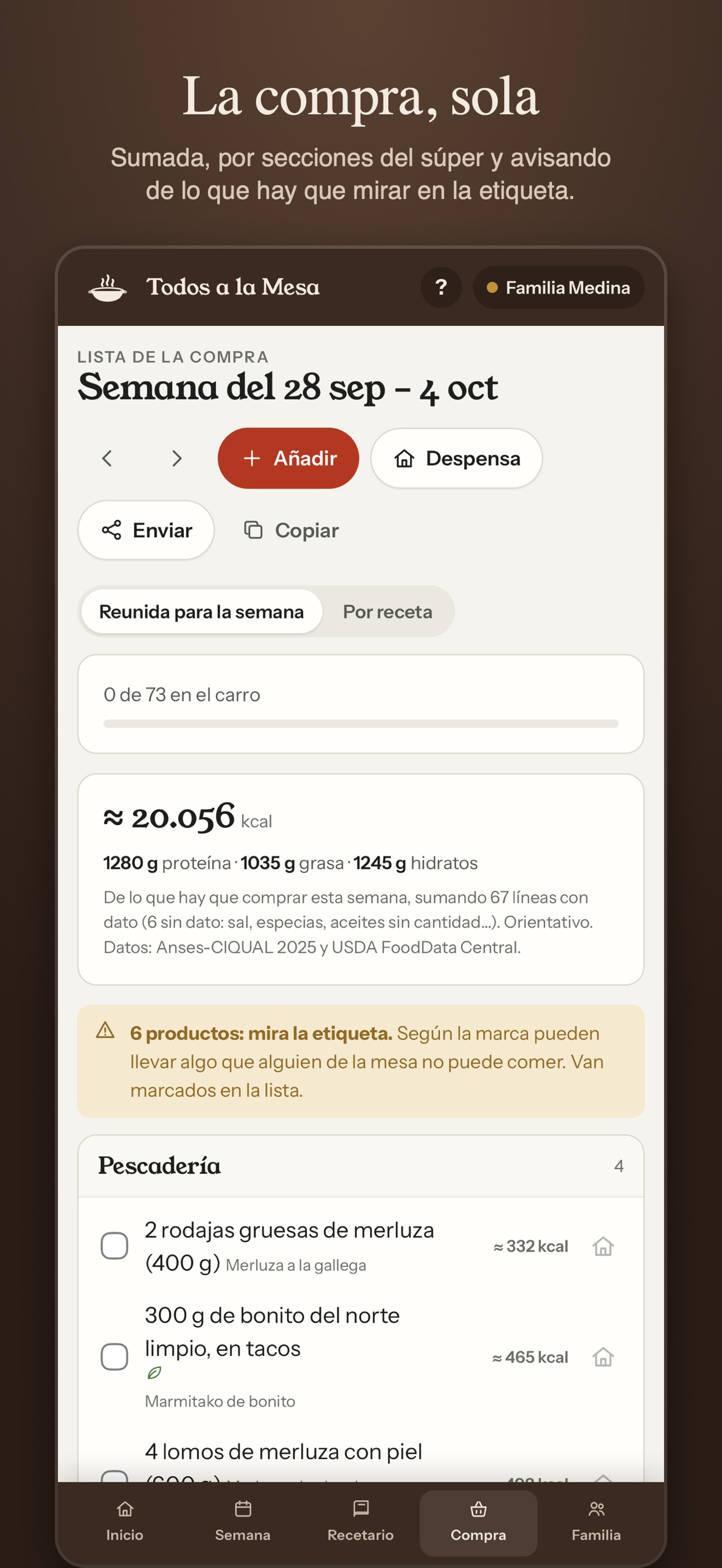 Screenshot 3 of Todos a la Mesa: Menú Familiar