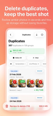 Photo Delete Swipe Wipe: Vexio screenshot