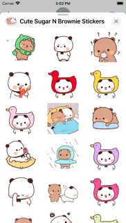How to cancel & delete cute sugar n brownie stickers 4