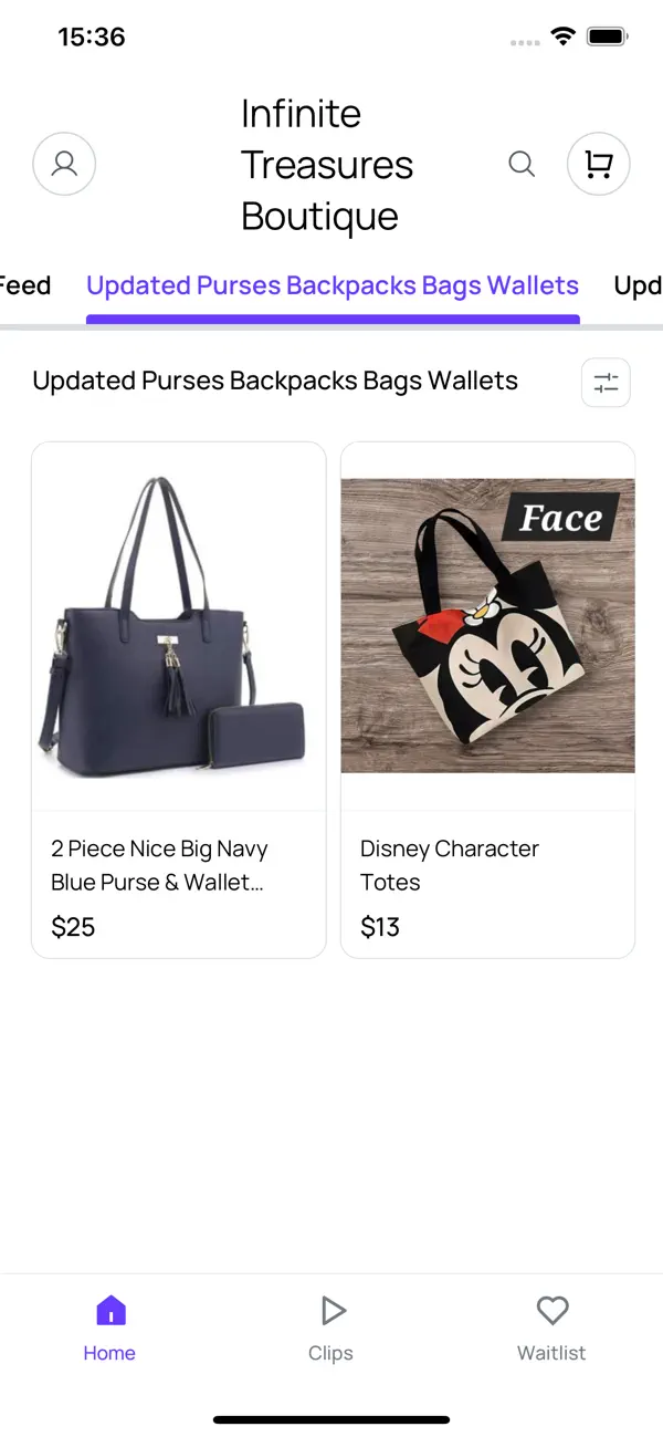 Screenshot #1 pour Infinite Treasures Boutique