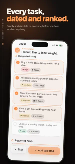 AI Goals & Habits: Auravate screenshot 3