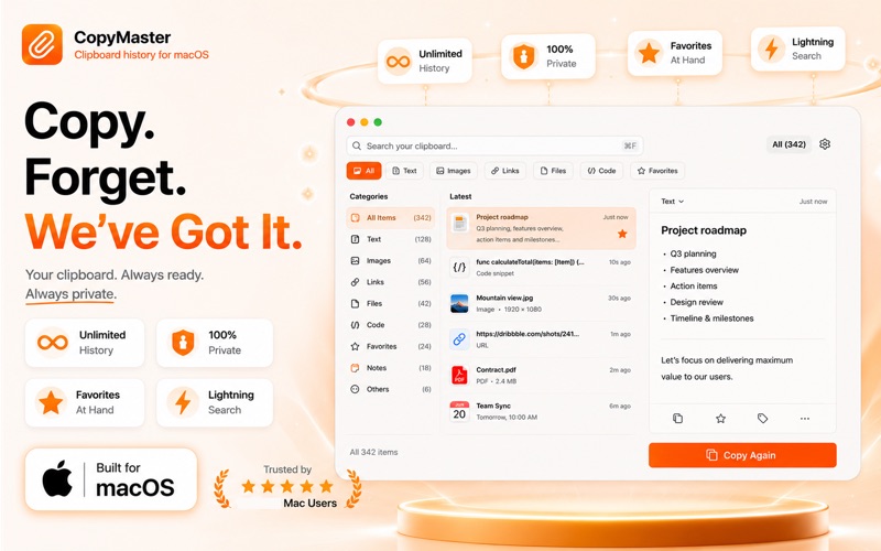 Clipboard Manager - ClipKeep screenshot
