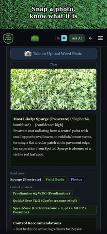 One Stop Lawn: Lawn Care + AI iPhone screenshot