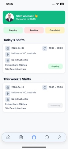 Staffoo: Security Jobs iPhone screenshot