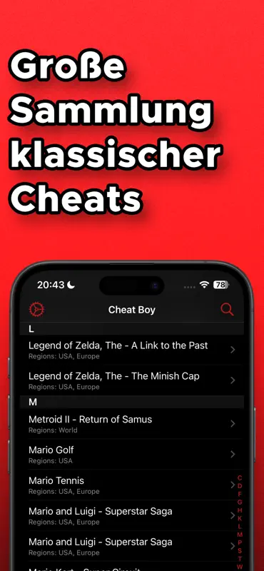 Cheat Boy: Cheats für Spiele screenshot 1 of 3