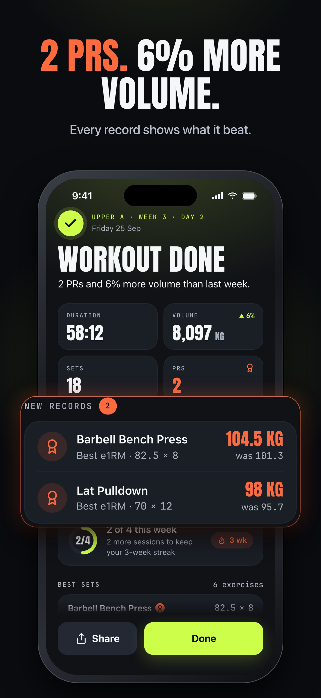 Screenshot 7 of Fortium: Workout Log & Tracker