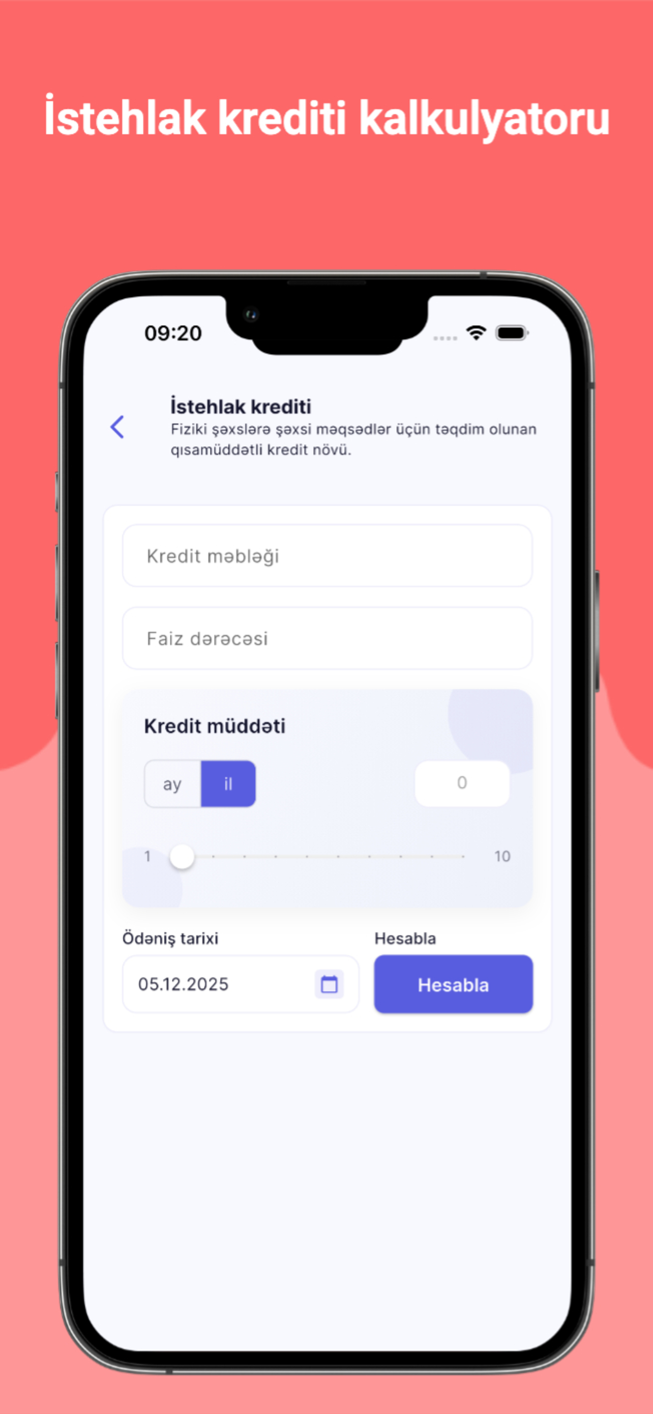 Kredit Hesabla - PulApp