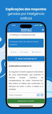 Simulado de Concursos Públicos screenshot