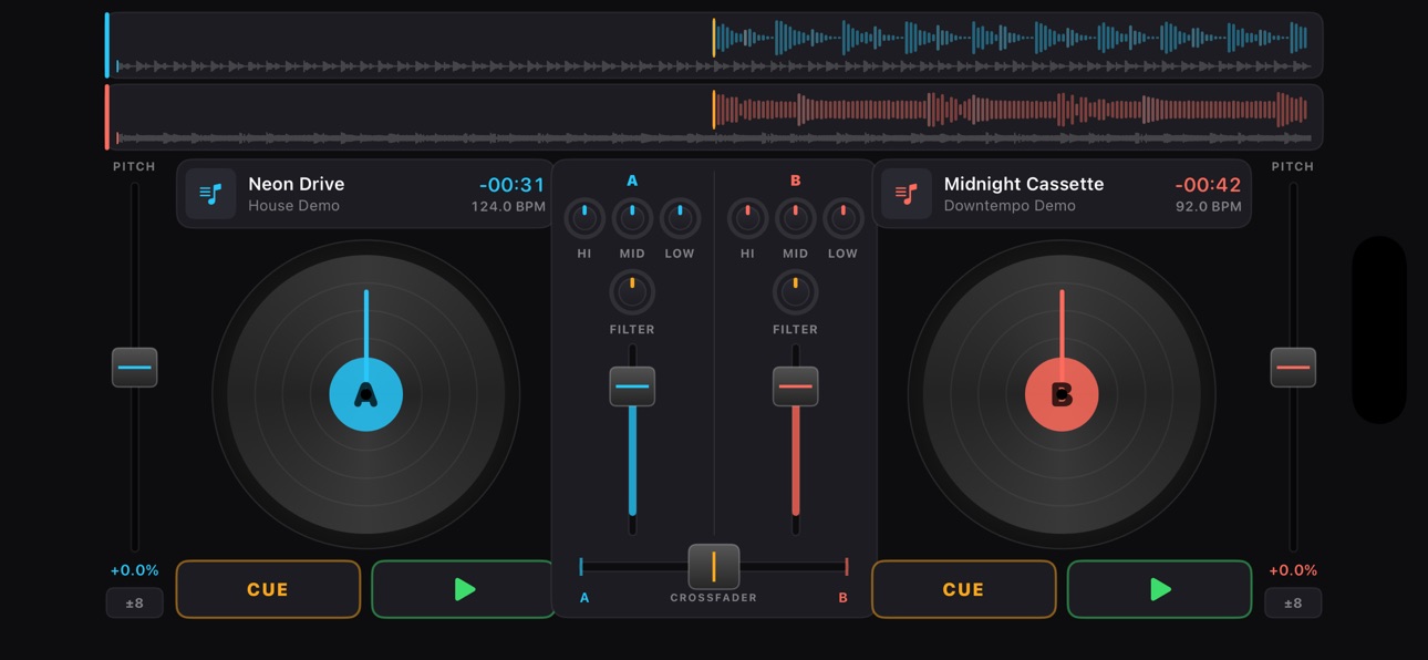 Screenshot 1 of Easy DJ Mixer