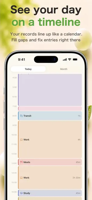 DayLog – One-Tap Time Tracker screenshot 2