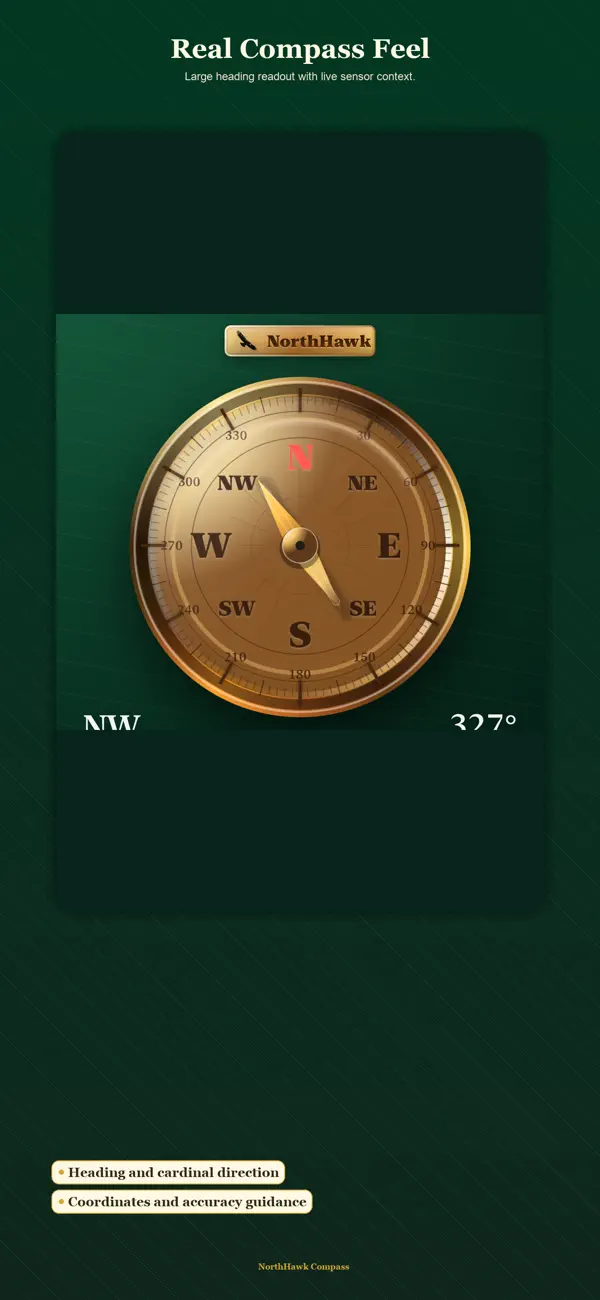Screenshot #2 pour NorthHawk Compass