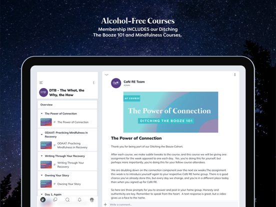 Café RE iPad screenshot 3 - Social Networking app
