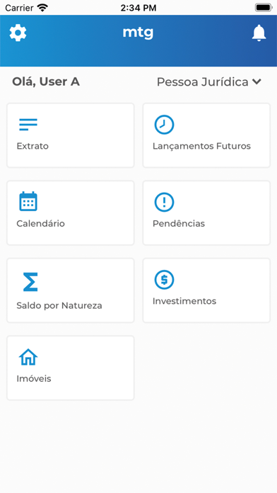 App MTG Participações Screenshot
