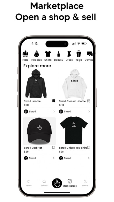 Skroll App Screenshot