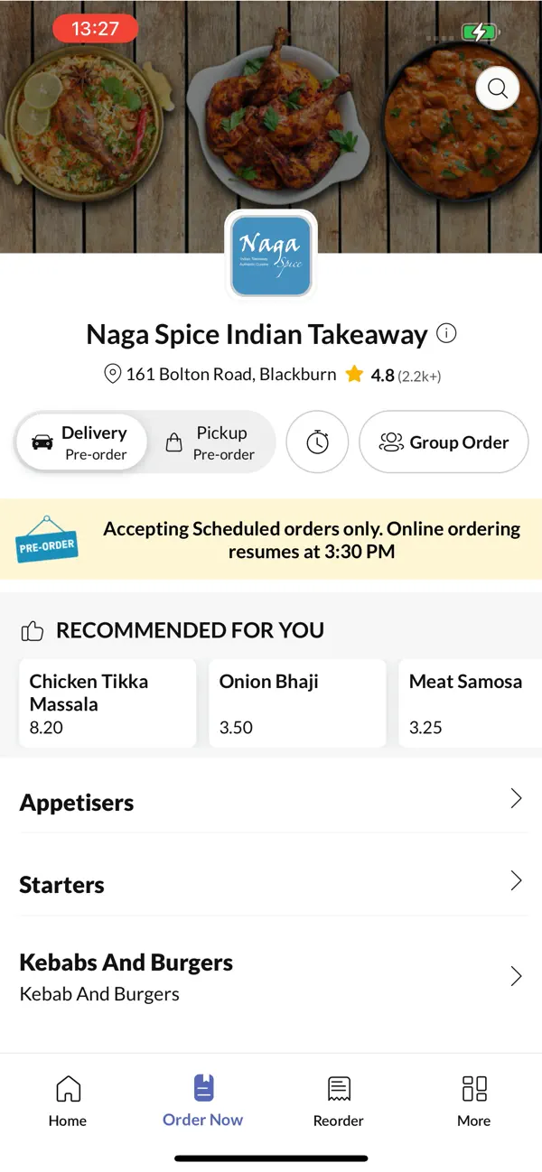Screenshot #3 pour Naga Spice IndianTakeaways