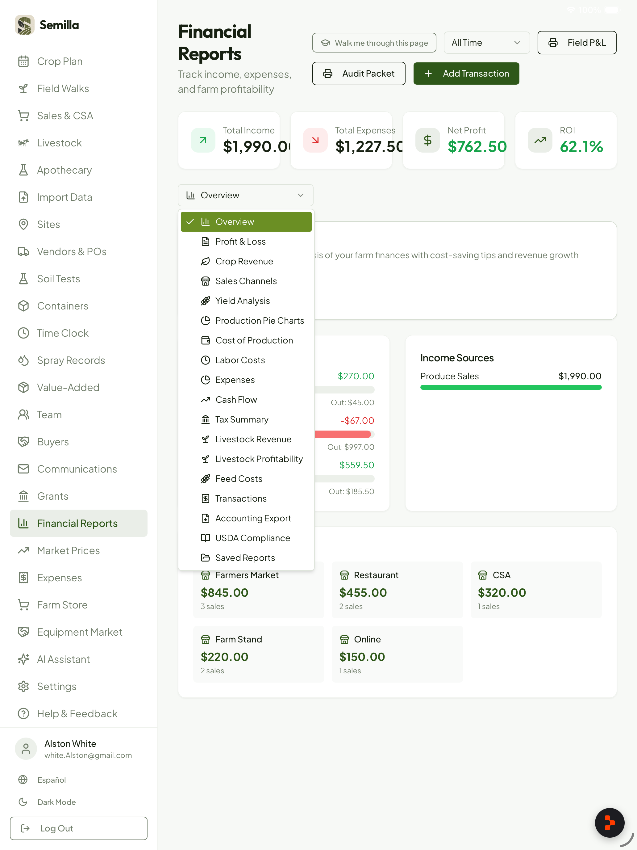 Semilla Farm Management screenshot 11