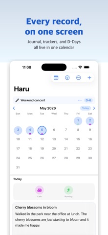 Haru — Daily Journal Screenshot 1 of 6