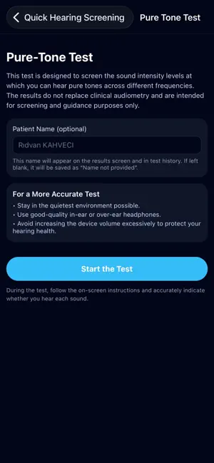 HearCheck - Hearing Test screenshot 3