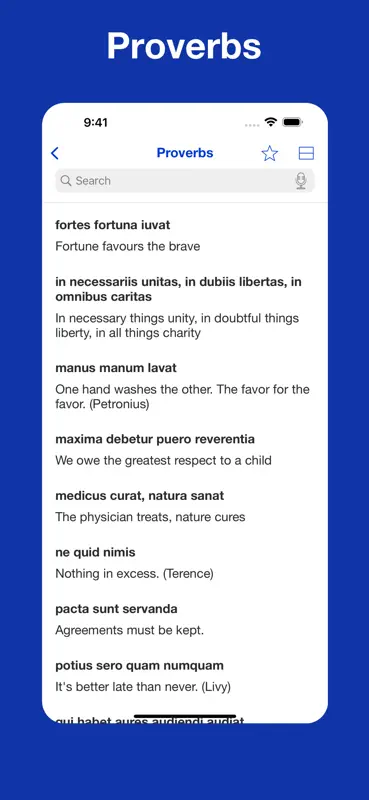 Latin phrases and vocabulary screenshot 4 of 10