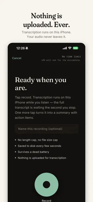 DeskVoice: AI Meeting Notes screenshot 3