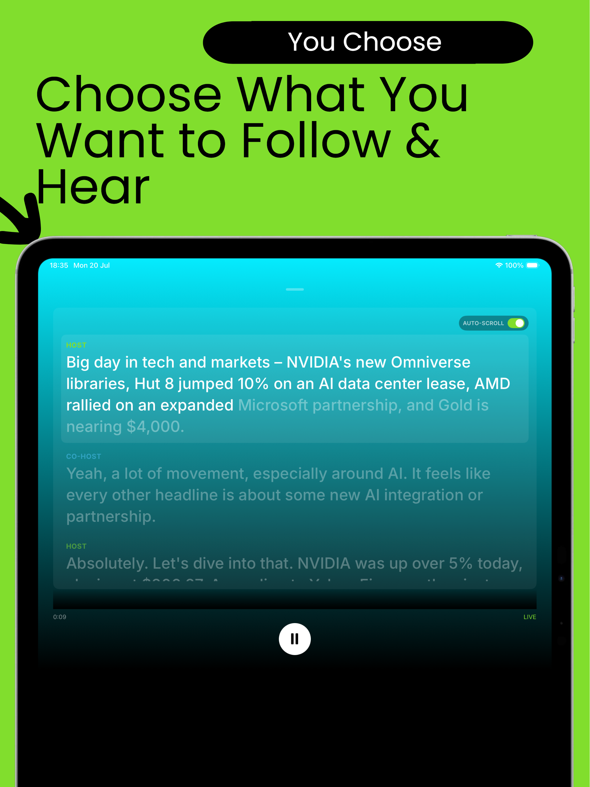 Podio: News Podcast Radio screenshot 8