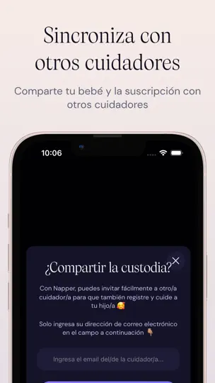Captura de pantalla de Napper: Horario De Sueño Bebés en iPhone 4