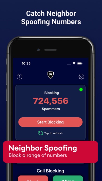 Robo Spam Text & Call Blocker Screenshot