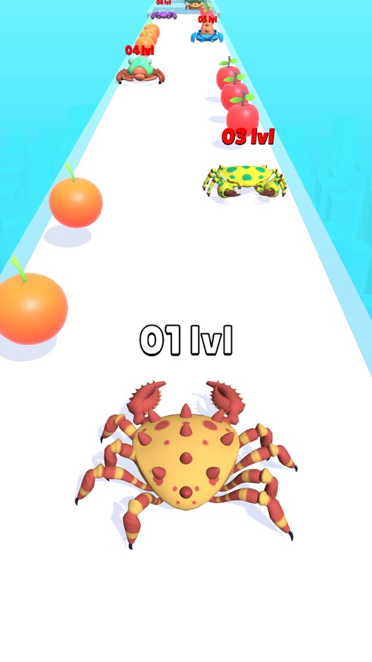 #2. Crab Evolution Run (iOS) 由: Rawky Studios