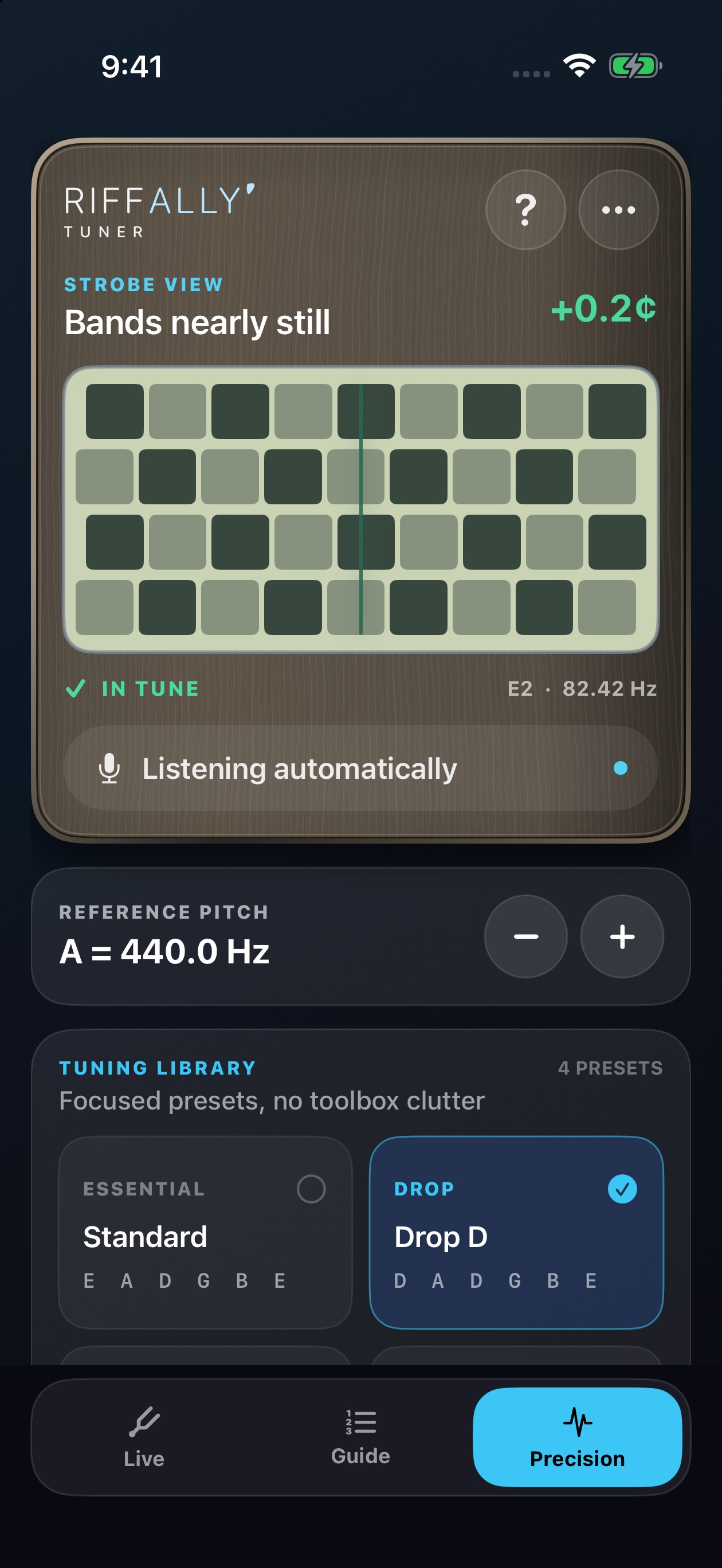Screenshot 3 of RiffAlly Tuner