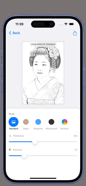 Line Art Maker - Photo to Art screenshot 2
