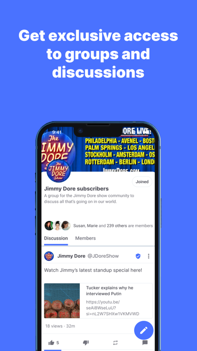 Jimmy Dore App Screenshot