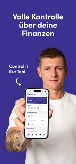 Screenshot von Finanzguru - Konten & Verträge auf dem iPhone 1