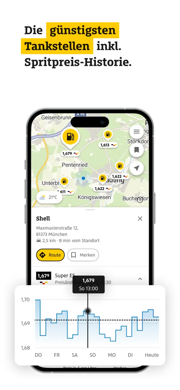 ADAC Drive: Tanken Laden Route Screenshot 2