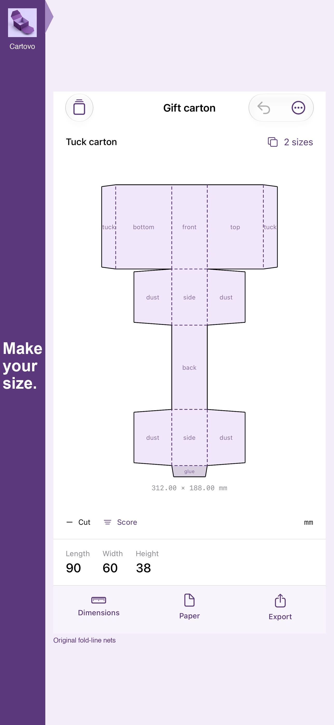 Screenshot 1 of Cartovo Box Patterns