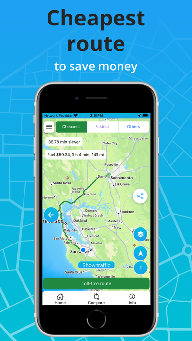 Screenshot #2 pour Toll & Gas Calculator TollGuru