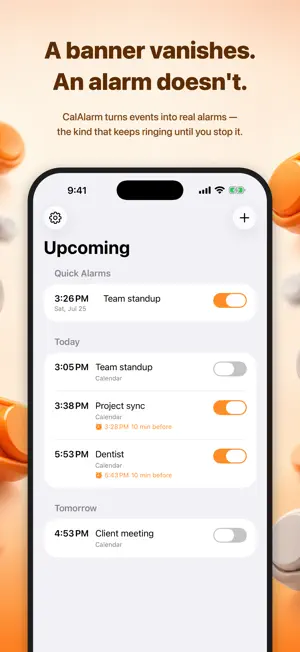 CalAlarm — Calendar Alarms screenshot 2