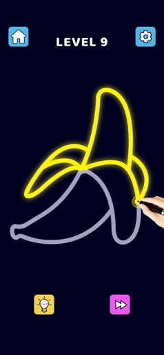 Single Line Puzzle Drawing screenshot