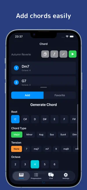 Chord Progression Manager screenshot 2