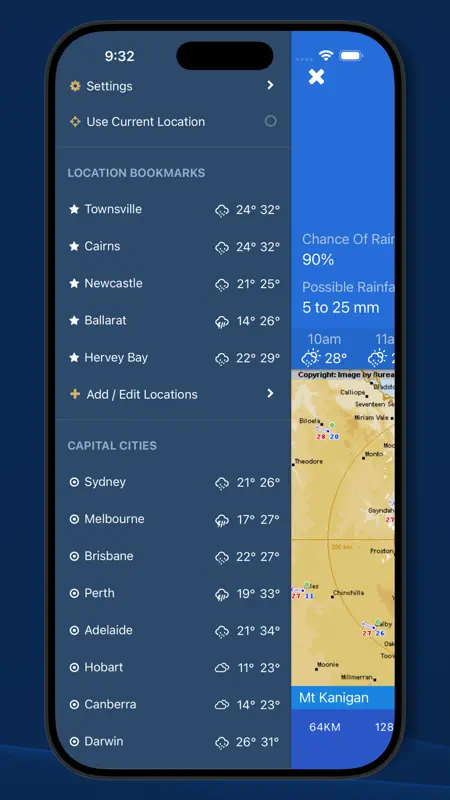 AUS Rain Radar - Old BoM Radar screenshot 6 of 6