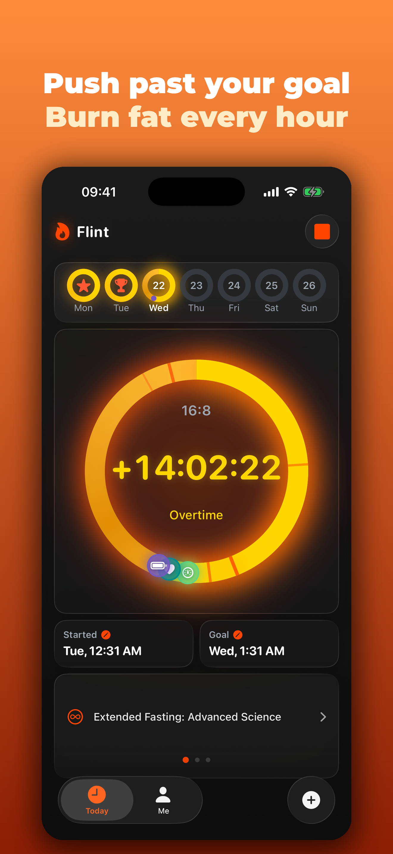 Flint: Fasting Tracker & Timer screenshot 5